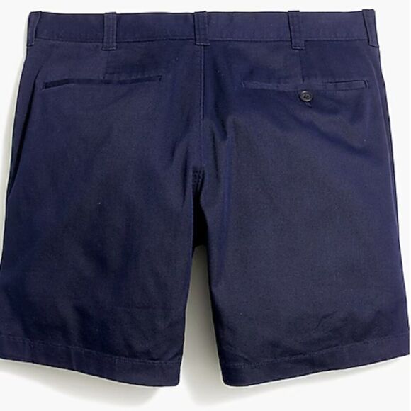 J. Crew Factory navy Blue 7" Flex chino shorts size 31 NWOT - Picture 4 of 8